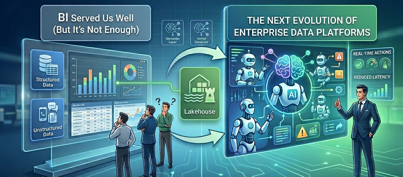 BI to AI Agents: The Next Evolution of Enterprise Data Platforms